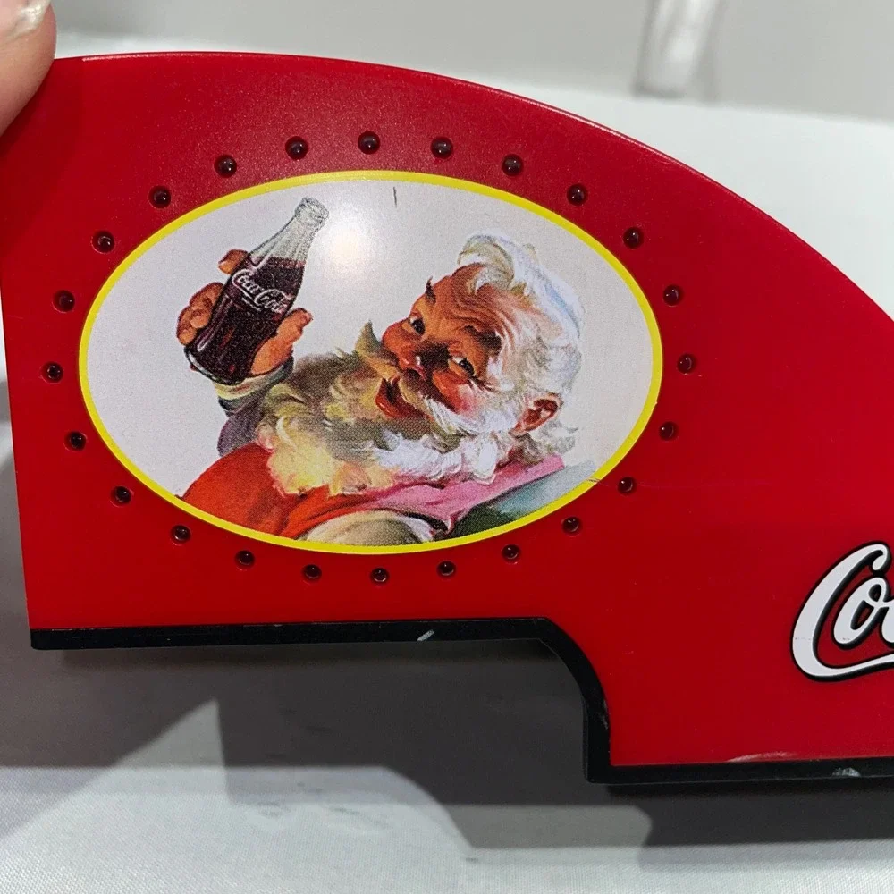 Coca-Cola NASCAR Semi Truck Trailer Santa Claus Red Diecast Hauler COKE 02
